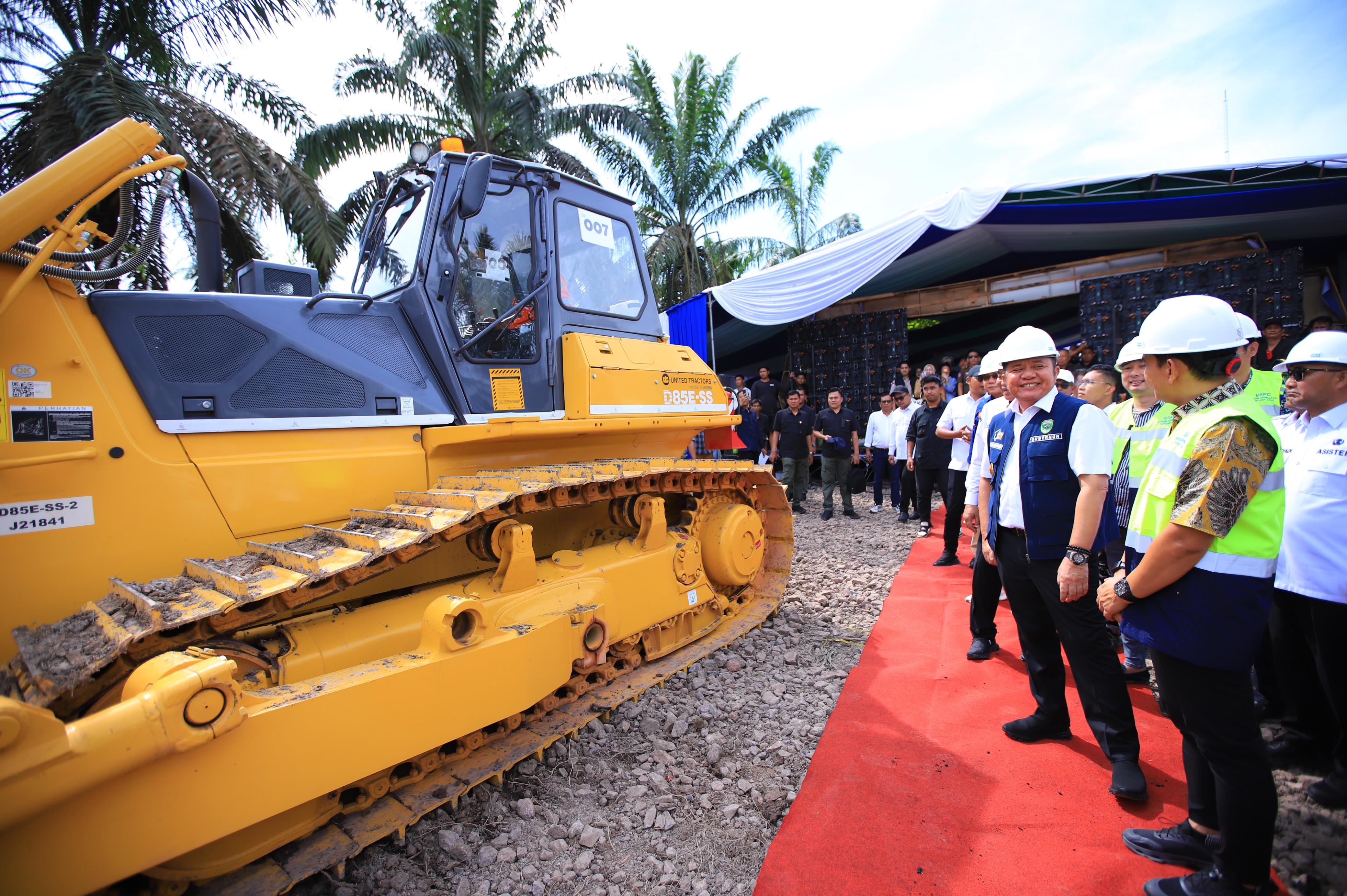 Gubernur Herman Deru Perkuat Kebijakan Jalan Khusus Batubara, Groundbreaking Hauling 10,46 Km di Muba
