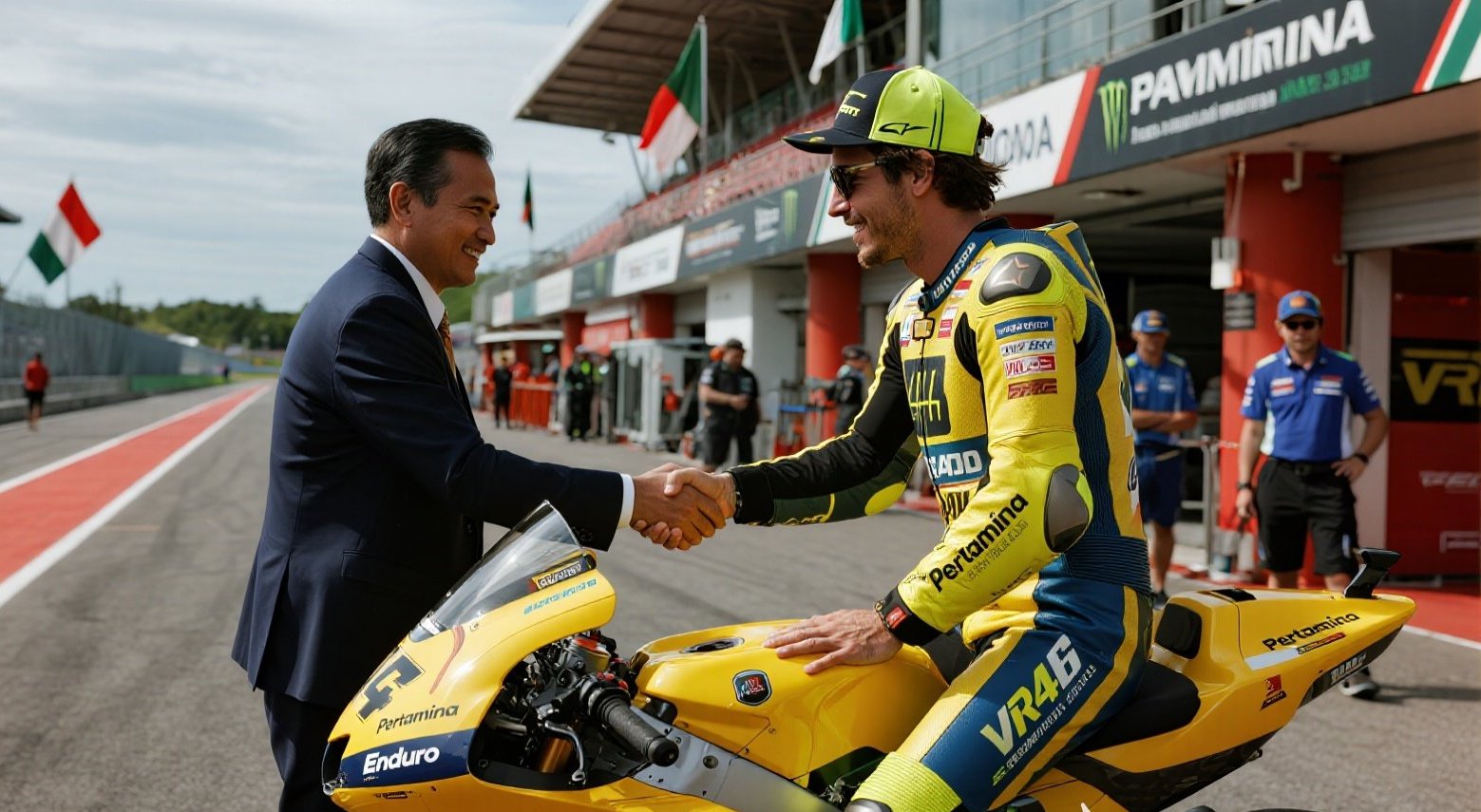 Pertamina Lubricants Pertimbangkan Perpanjang Kontrak dengan Tim MotoGP Valentino Rossi  