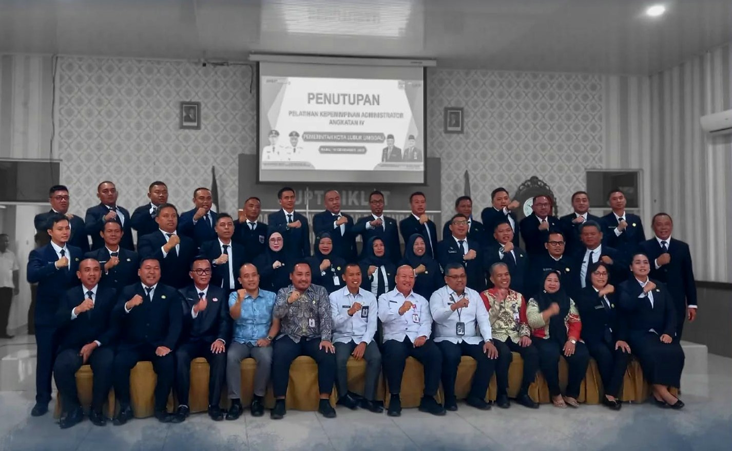 Kasubbag TU Lapas Lubuklinggau Hadiri Penutupan PKA Angkatan IV di BKPSDM Kota Lubuklinggau