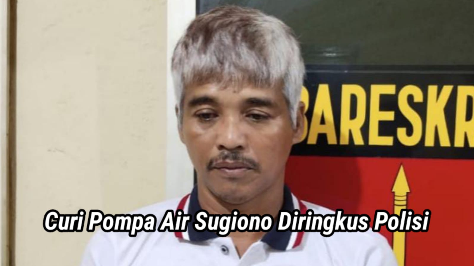 Sugiono Diringkus Polisi Tanpa Perlawanan Dirumahnya Sendiri