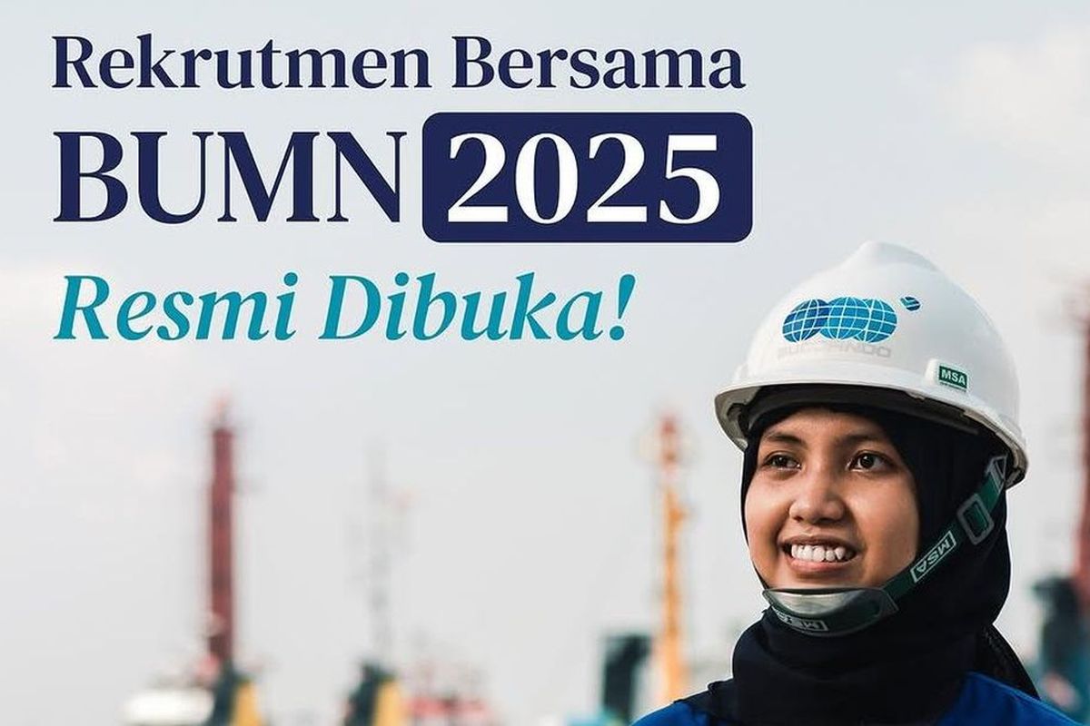 Resmi Dibuka! Rekrutmen Bersama BUMN 2025 Tersedia 2.000+ Lowongan, Cek Daftar untuk Lulusan SMA dan SMK