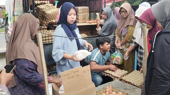 Operasi Pasar Murah di Musi Rawas Disambut Antusias, Telur Jadi Komoditas Paling Diburu