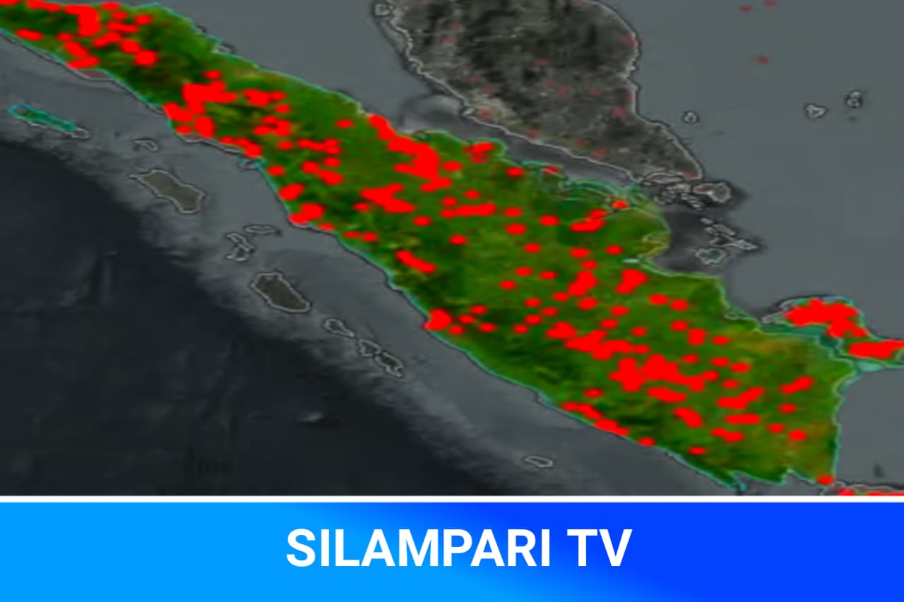 Titik Panas di Sumsel Tembus 2.424, Sembilan Daerah Masuk Zona Rawan Karhutla.