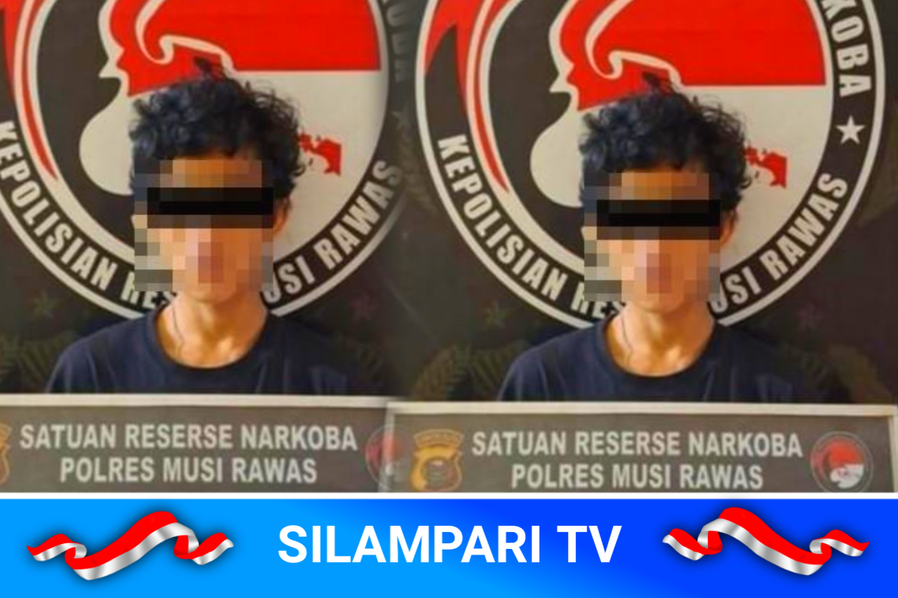 Pengedar Narkoba Tertangkap Basah Saat Menimbang Sabu di Kontrakan Musi Rawas