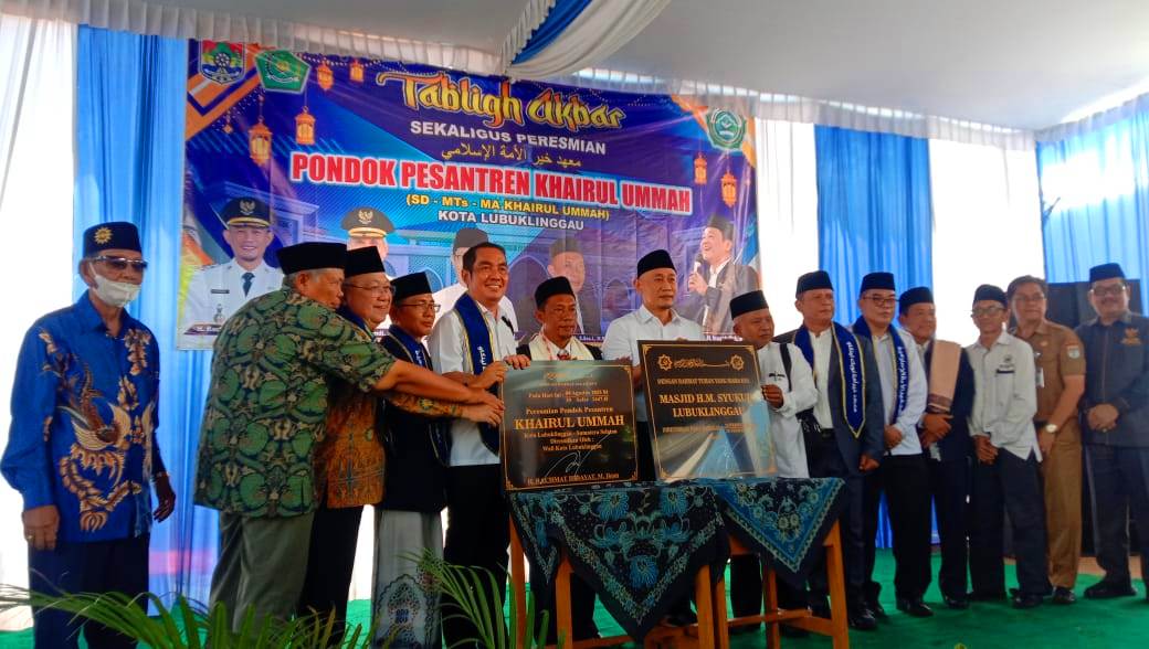 Wali Kota Resmikan Ponpes Khairul Ummah, Komitmen Dukung Pendidikan Keagamaan.