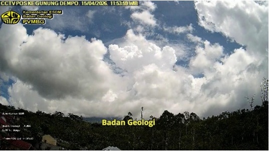 Erupsi Gunung Dempo Kembali Terjadi, Abu Vulkanik Menjulang Hingga 3,5 Km