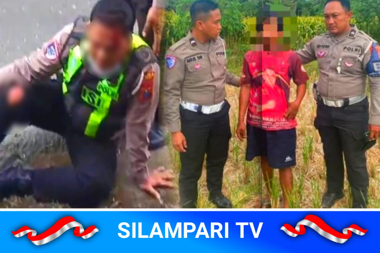 Polantas Terluka Ditabrak Pickup, Pengemudi Ternyata Masih di Bawah Umur.