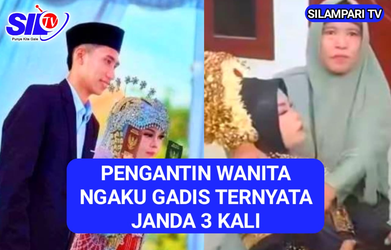 Viral! Pernikahan di Lombok Tengah Ricuh, Pengantin Wanita Ngaku Gadis Ternyata Janda 3 Kali.