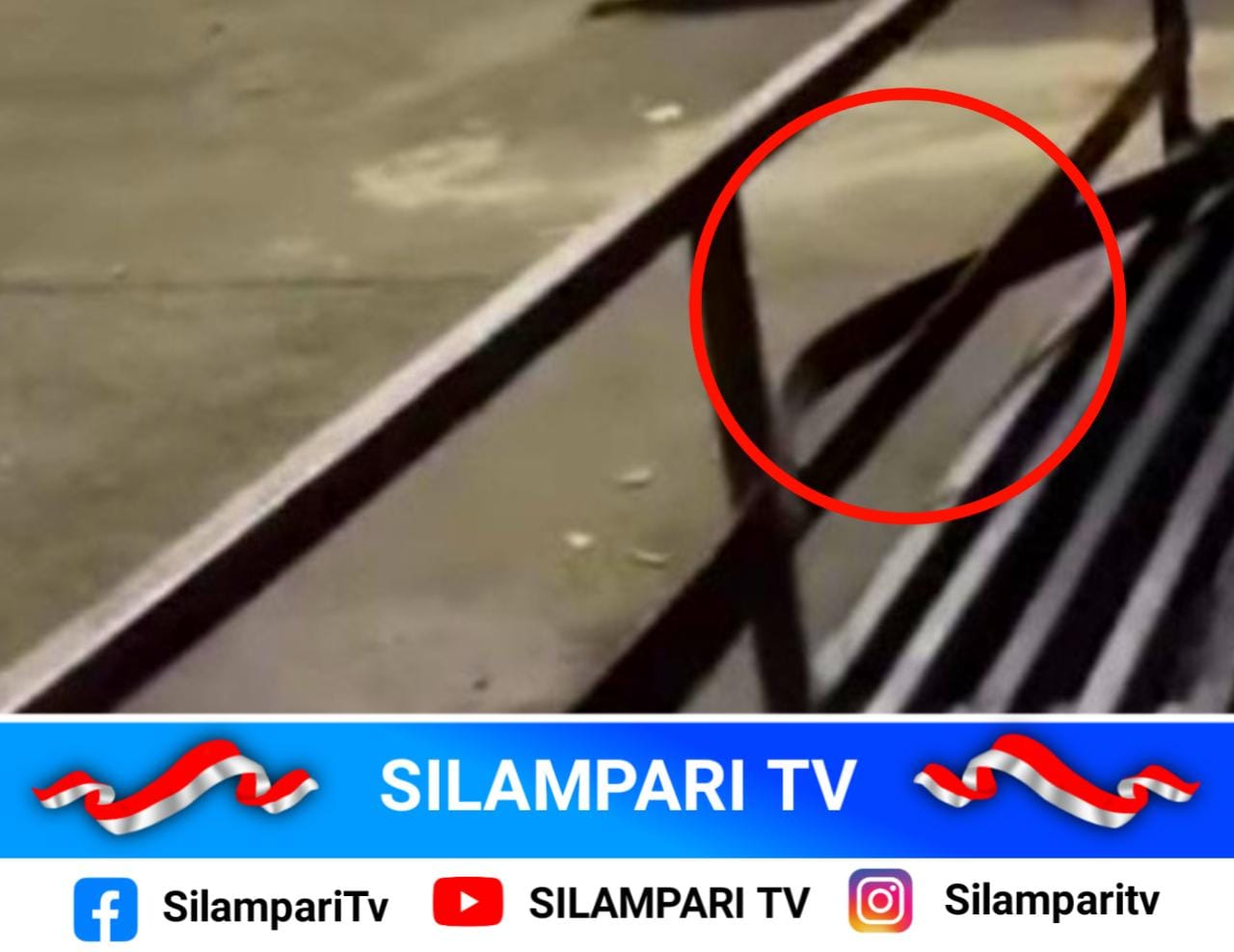 Bangku Dekat Lapangan Basket TOS Lubuklinggau Rusak, Diduga Dibongkar untuk Ambil Besi