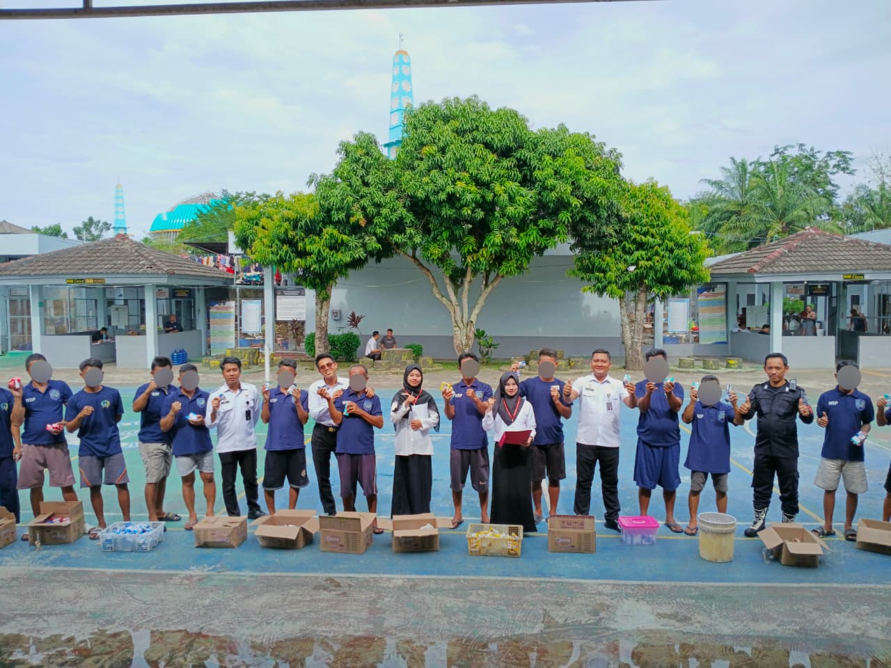 Peduli Kebersihan, Lapas Narkotika Muara Beliti Rutin Bagikan Sabun Gratis kepada Warga Binaan