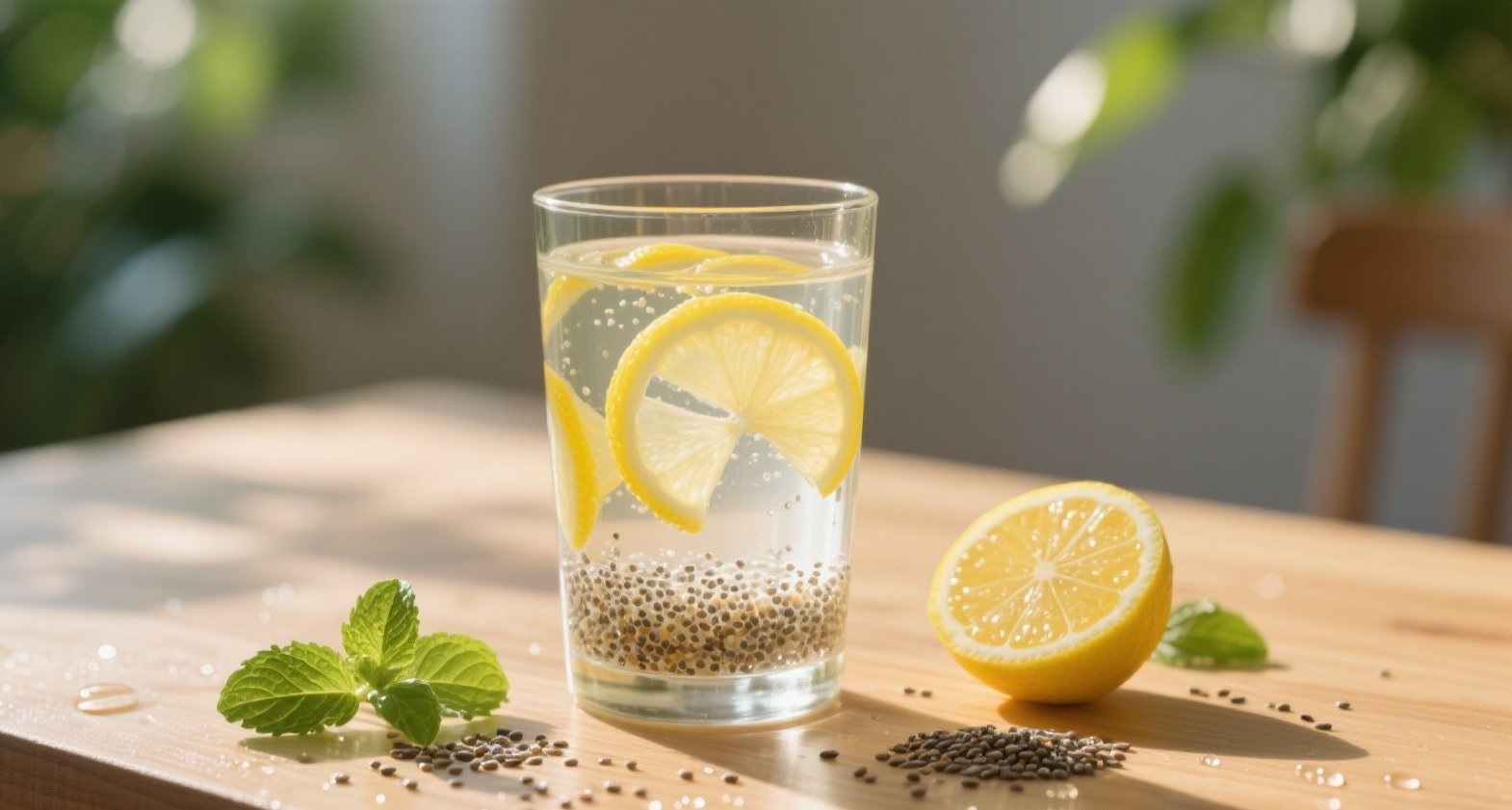 Rutin Minum Air Lemon dan Chia Seed: Manfaat Ajaib atau Sekadar Tren?
