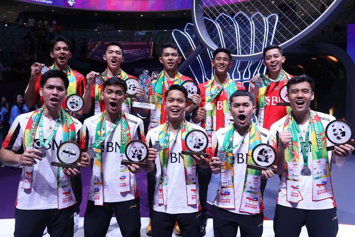 Ranking BWF Pekan Ini Minim Perubahan, Wakil Indonesia Stabil Usai Thomas & Uber Cup 2026