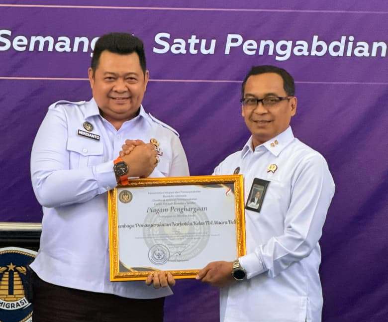 Kalapas Narkotika Muara Beliti Toreh Prestasi Raih Penghargaan IKPA Terbaik Ke 1 atas Pengelolaan Anggaran