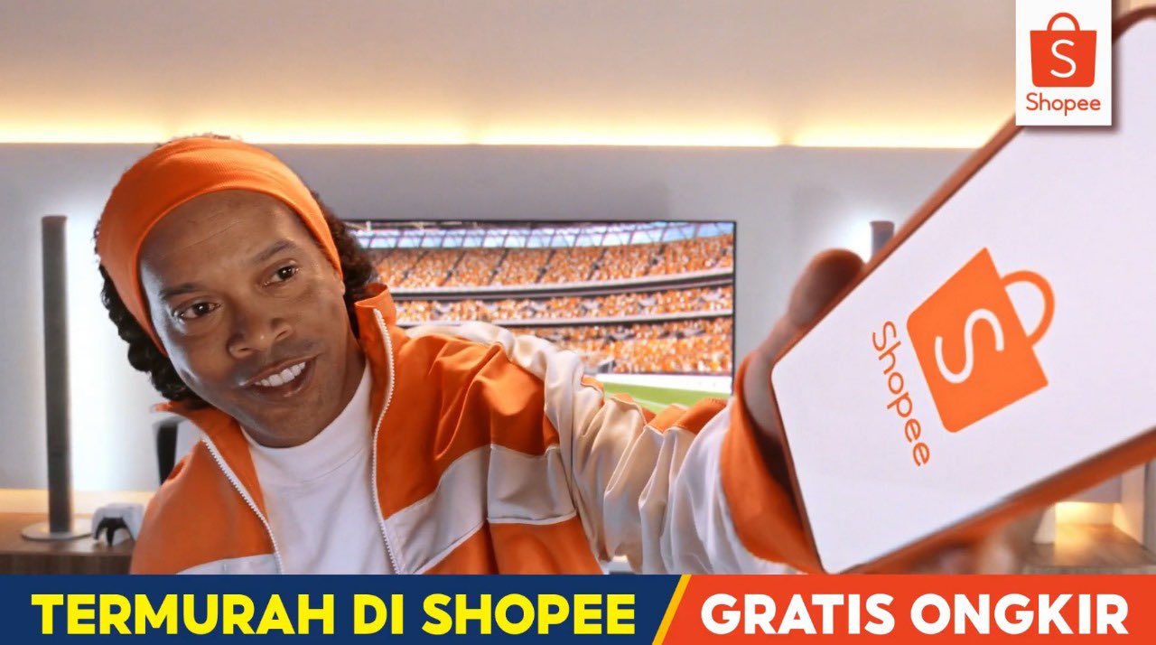 Ronaldinho Kembali Jadi Sorotan, Tampil dalam Iklan Shopee dengan Selebrasi Samba Ikoniknya