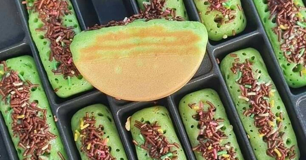 Resep Pukis Pandan Cokelat Meses yang Moist dan Lumer di Mulut