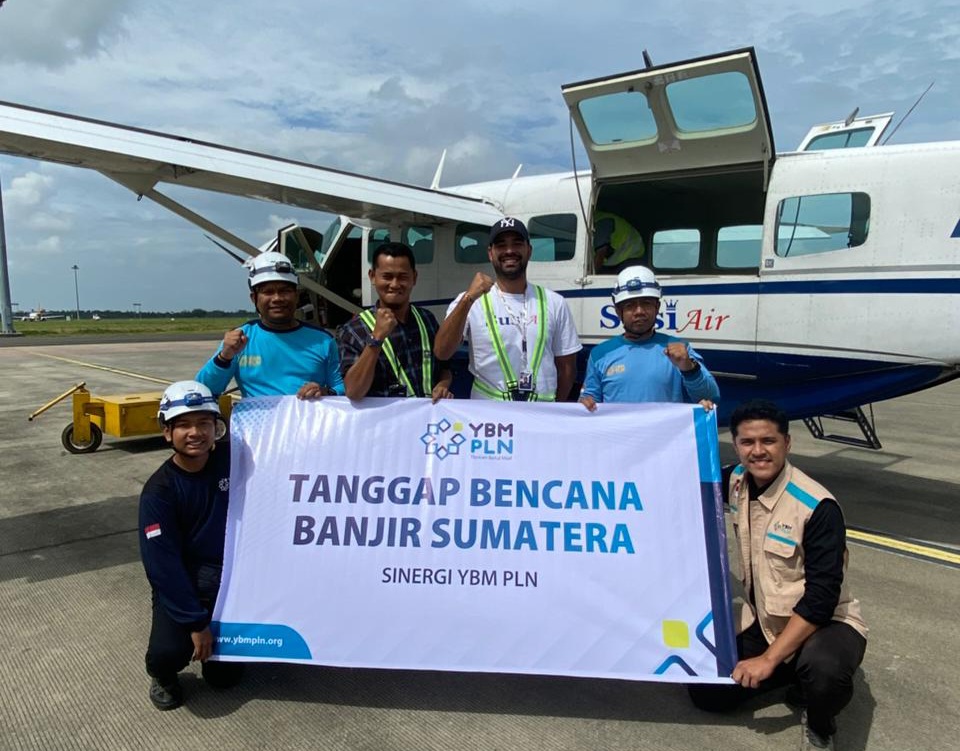 YBM PLN UID S2JB Kirim Relawan dan Logistik ke Aceh, Sumut, dan Sumbar untuk Bantu Korban Banjir