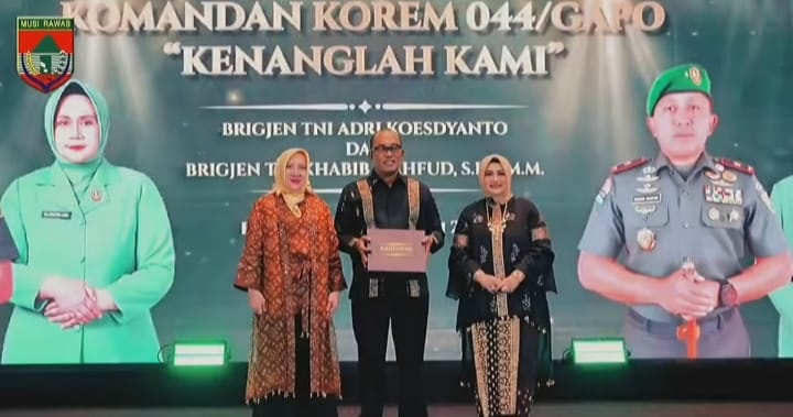 Bupati Musi Rawas Hadiri Lepas Sambut Danrem 044/Garuda Dempo, Perkuat Sinergi TNI dan Pemda