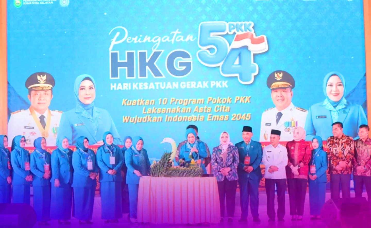 Bupati Musi Rawas Hadiri HKG PKK ke-54 dan Rakerda Dekranasda Sumsel 2026 di Palembang