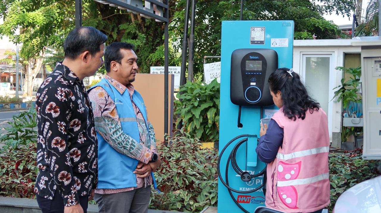 Pertama di Bengkulu! PLN Resmikan SPKLU Kemitraan, Dukung Kenyamanan Mudik Ramadhan dan Idul Fitri Masyarakat