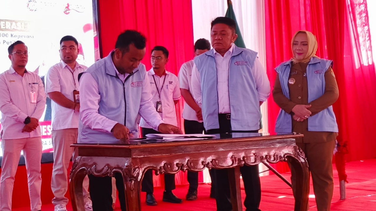 Ini Harapan Bupati Hj Ratna Machmud saat Launching Koperasi Merah Putih di Musi Rawas