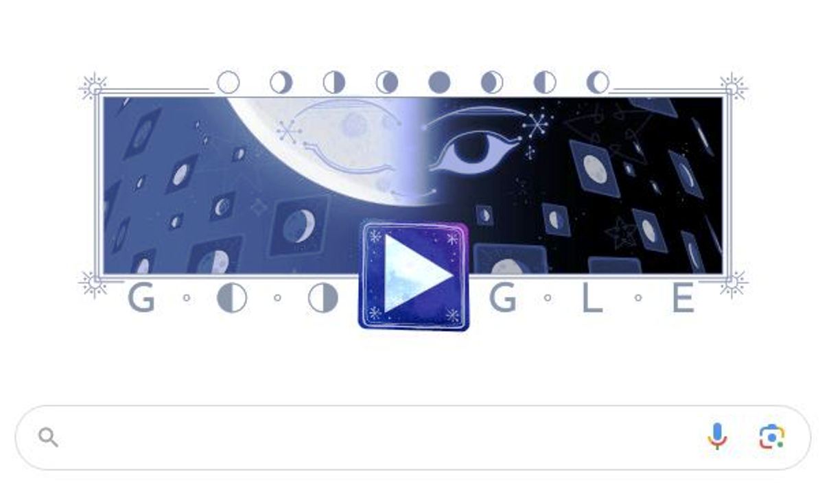 Google Doodle Rayakan Fase Bulan Separuh Sebagai Interaktif 'Rise of the Half Moon'