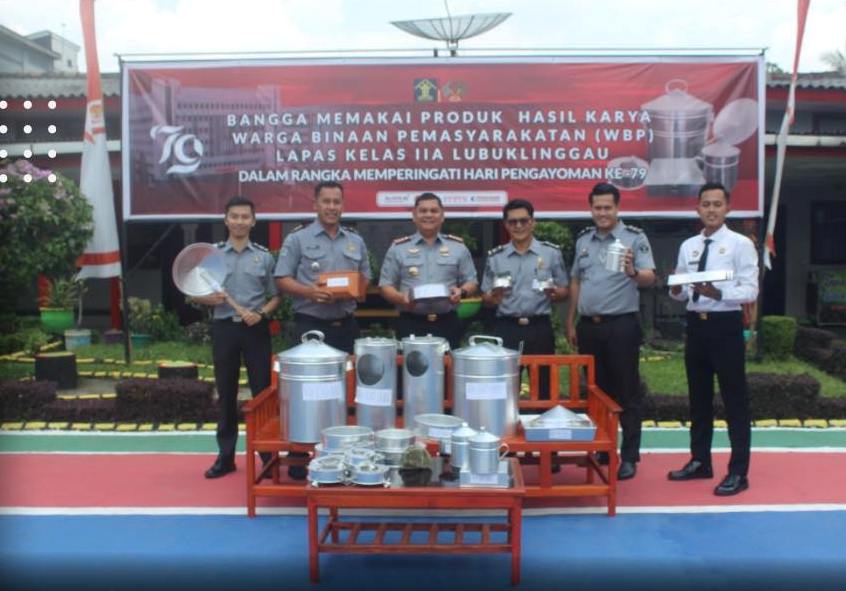 Bangga Memakai Produk WBP, Lapas Lubuklinggau Kanwil Kemenkumham Sumsel Gelar Pameran 