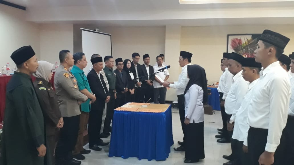 40 Anggota PPK Kota Lubuklingau Dilantik, Masa Tugas Selama 8 Bulan Kedepan