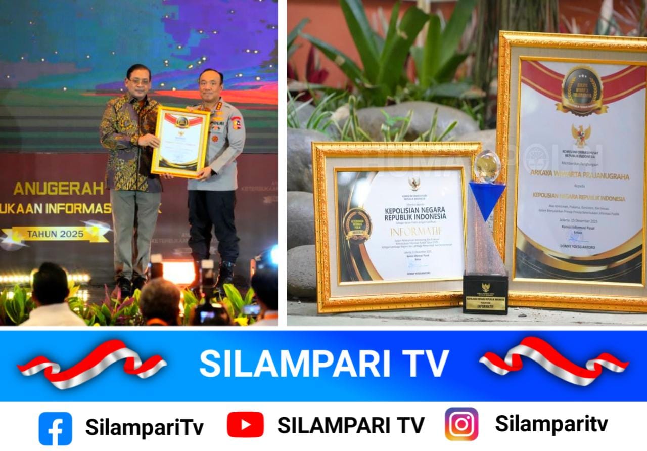 Polri Terbaik Nasional Dalam Keterbukaan Informasi Publik 2025