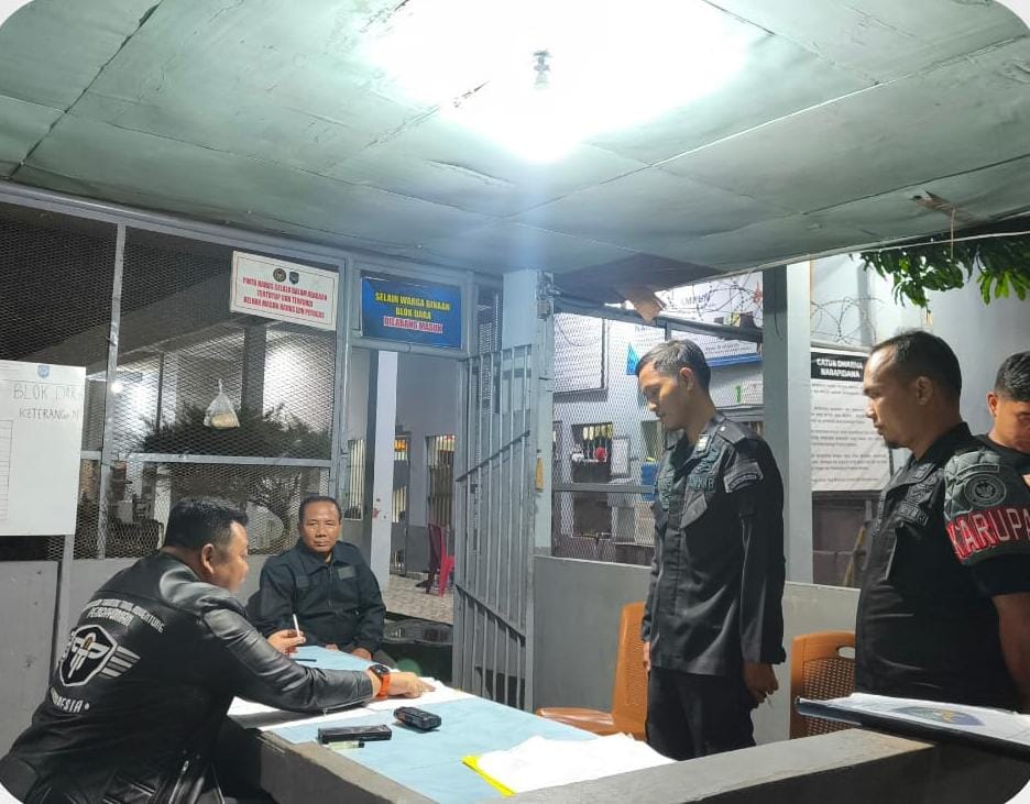 Perkuat Pengawasan Internal, Kalapas Narkotika Kelas IIA Muara Beliti Laksanakan Kontrol dan Bintorwasdal