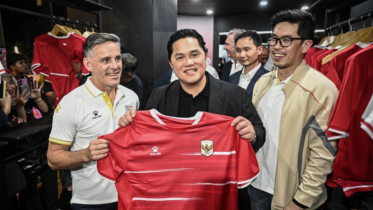 Jersey Baru Timnas Indonesia Dirilis, Erick Thohir Soroti Unsur Batik dan Tenun sebagai Identitas Budaya