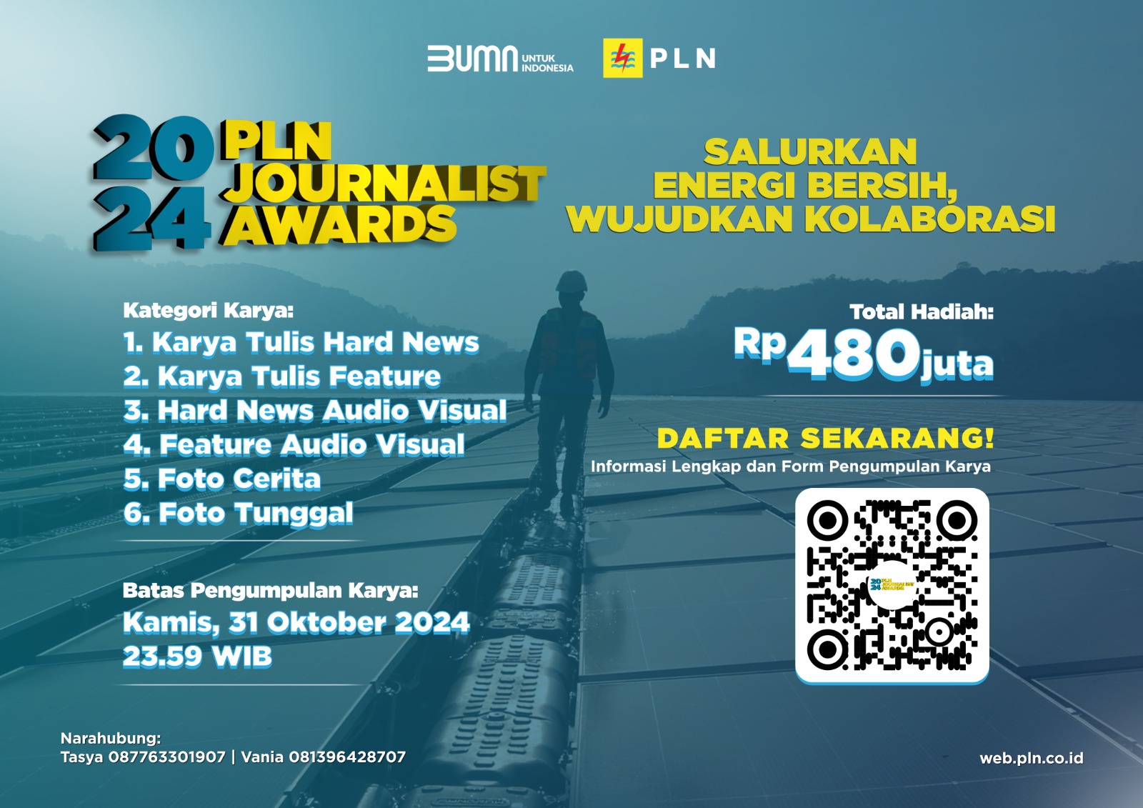 BURUAN!! Pendaftaran PLN Journalist Award 2024 Tinggal Sebulan Lagi, Kirimkan Karya Jurnalistik Terbaikmu!