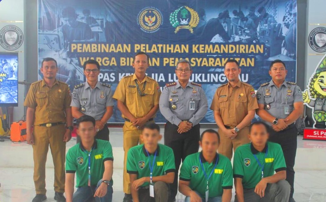 Lapas Kelas IIA Lubuk Linggau Resmi Buka Kegiatan Pembinaan Kemandirian bagi Warga Binaan