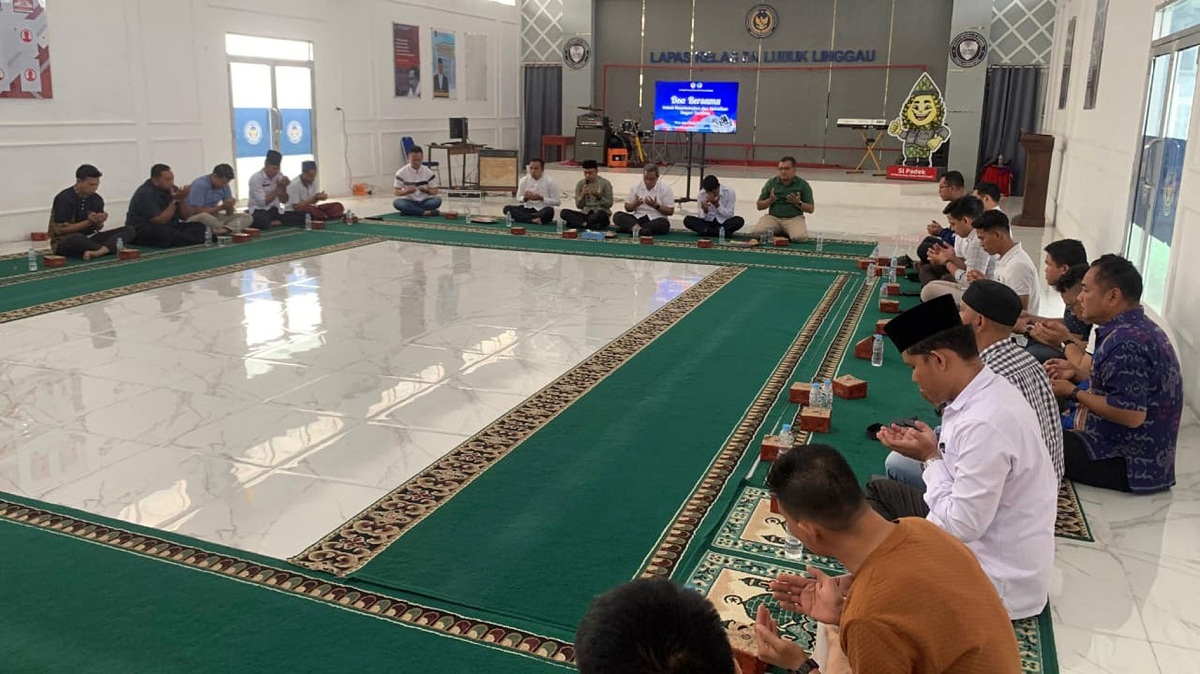 Perkuat Rasa Syukur, Lapas Lubuk Linggau Gelar Doa Bersama untuk Keselamatan dan Kebaikan Negeri Tercinta