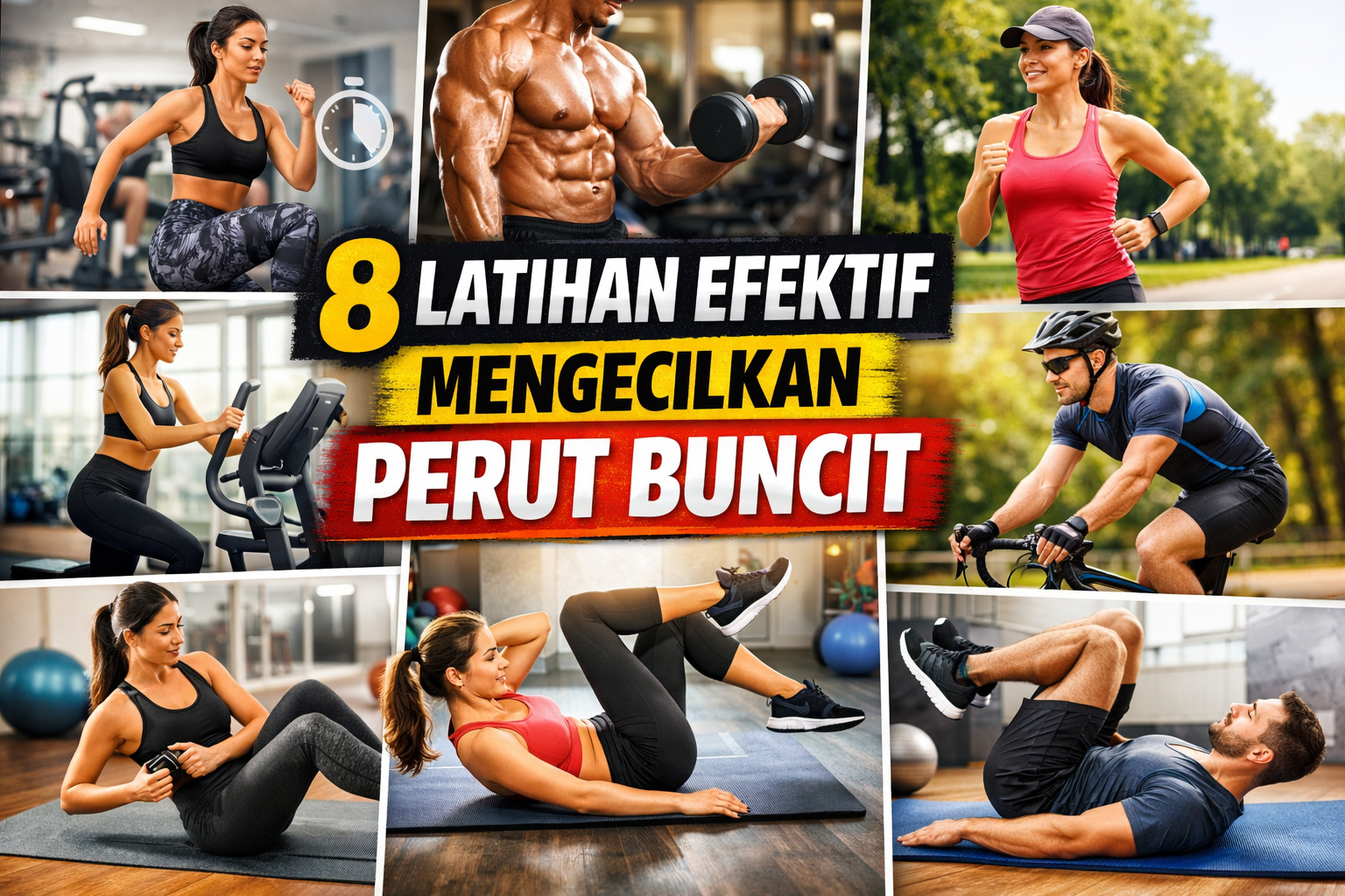 8 Latihan Efektif untuk Mengecilkan Perut Buncit, Bisa Dilakukan di Rumah