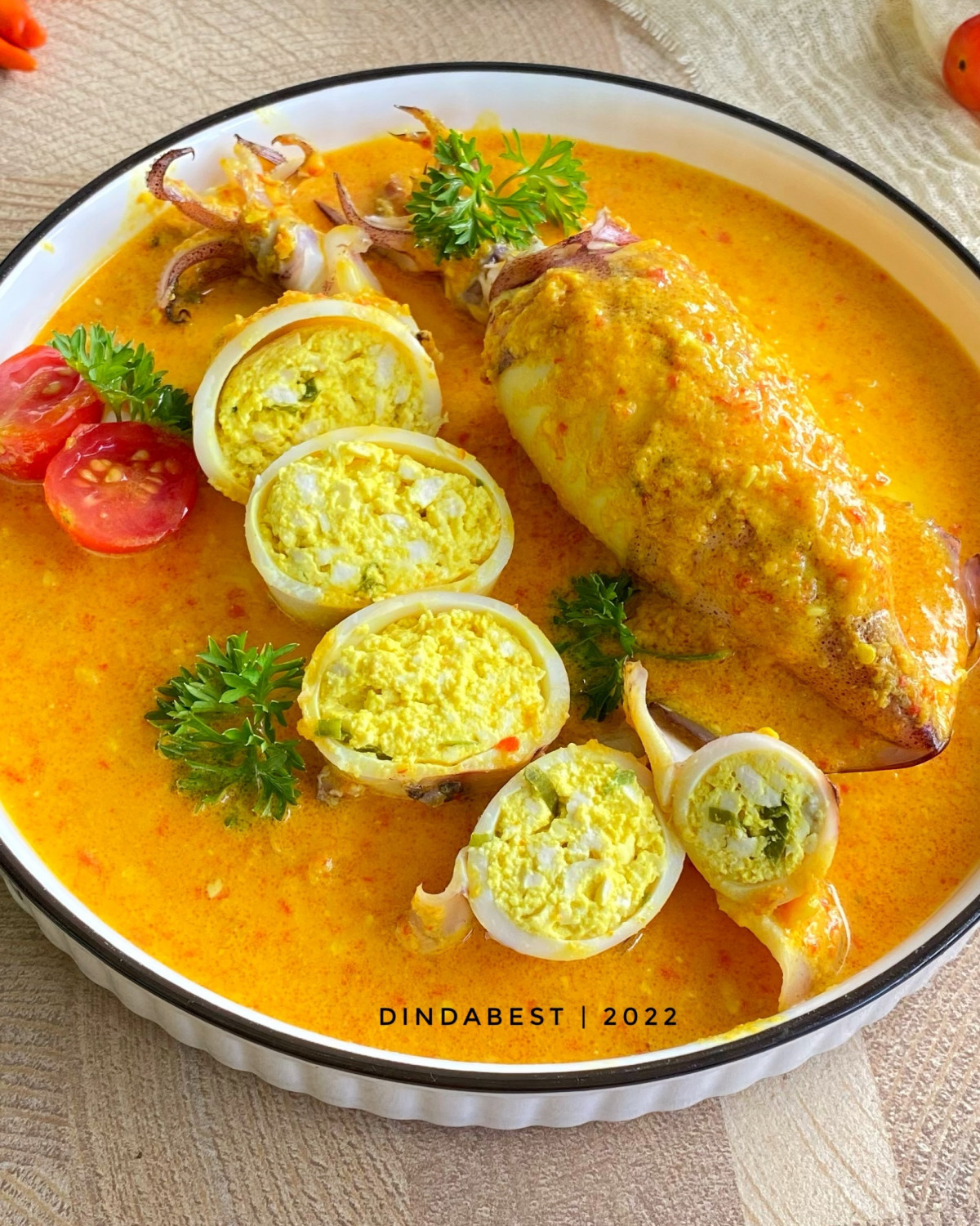 Resep Gulai Cumi Isi Tahu: Sensasi Seafood Padang di Rumah