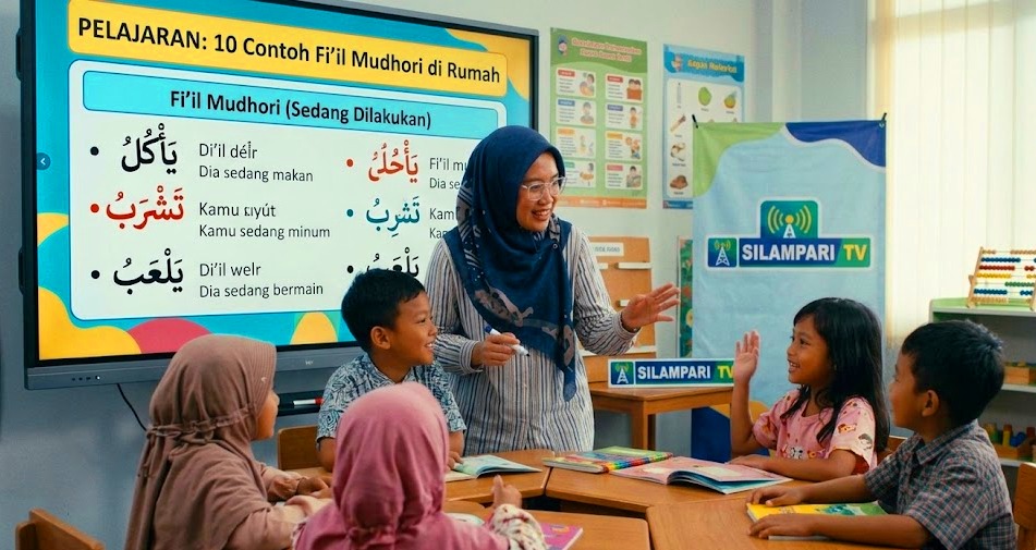 10 Contoh Fi’il Mudhori dalam Percakapan Sehari-hari di Rumah, Lengkap Tulisan Arab, Latin, dan Artinya