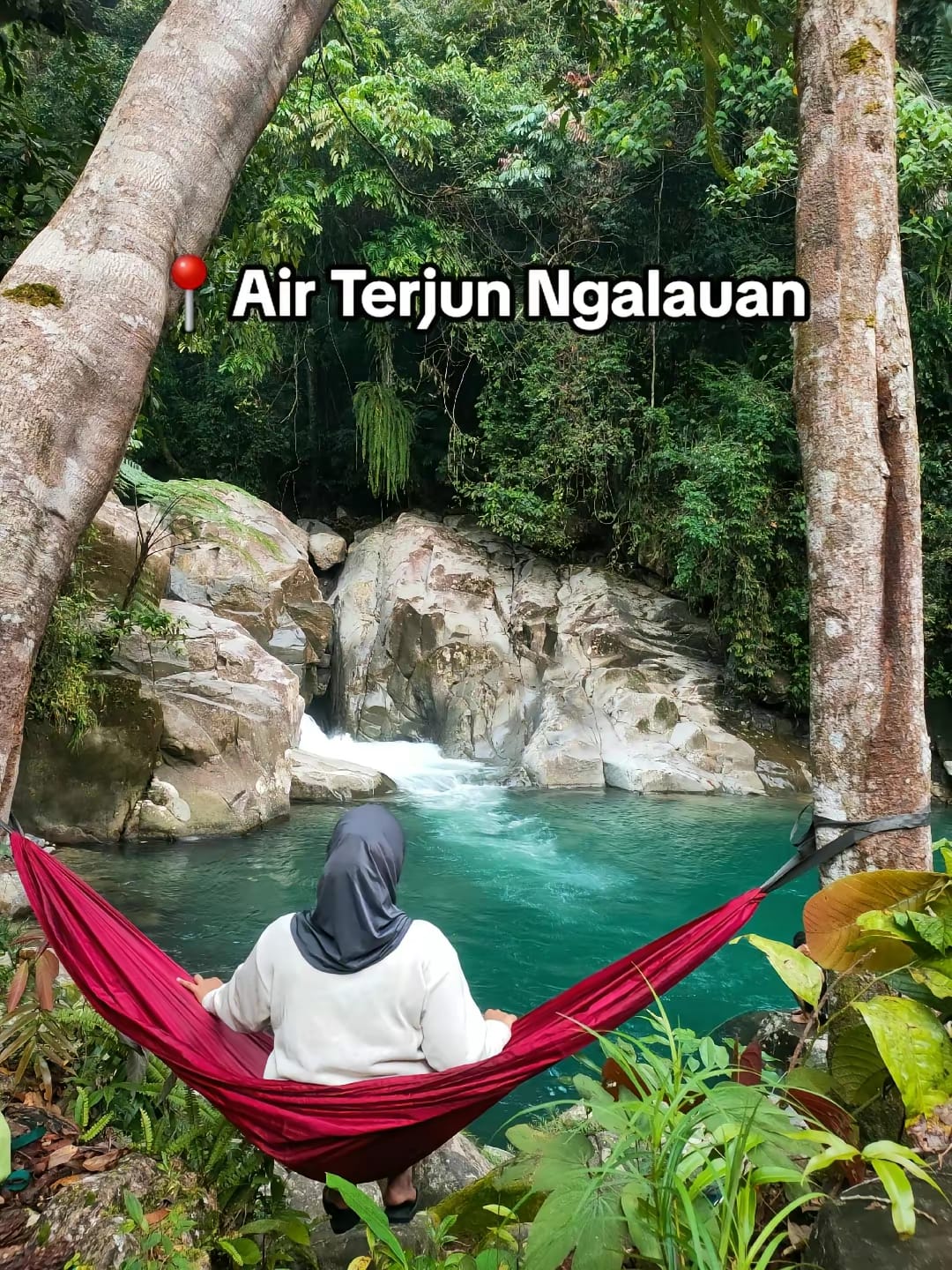 Keindahan Air Terjun Lubuak Ngalauan Sungai Bangek Sumbar bikin Hati dan Pikiran Tenang 