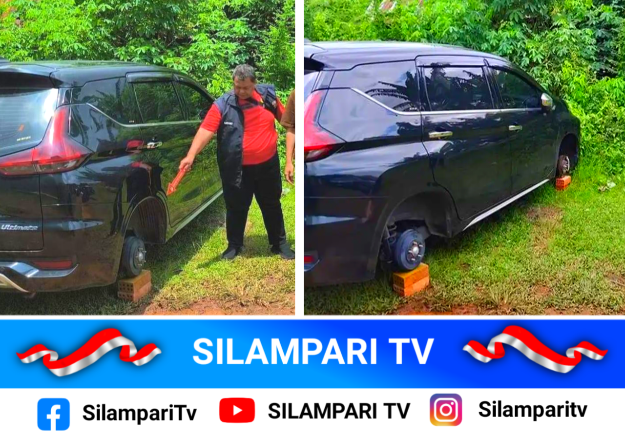 Parkir Dini Hari, 4 Ban Mobil Warga Palembang Digondol Maling
