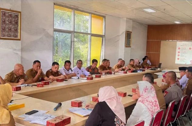 Lapas Kelas IIA Lubuk Linggau hadirI Rakor di Kantor Wali Kota Lubuk Linggau  Persiapan Perayaan HUT RI ke-80
