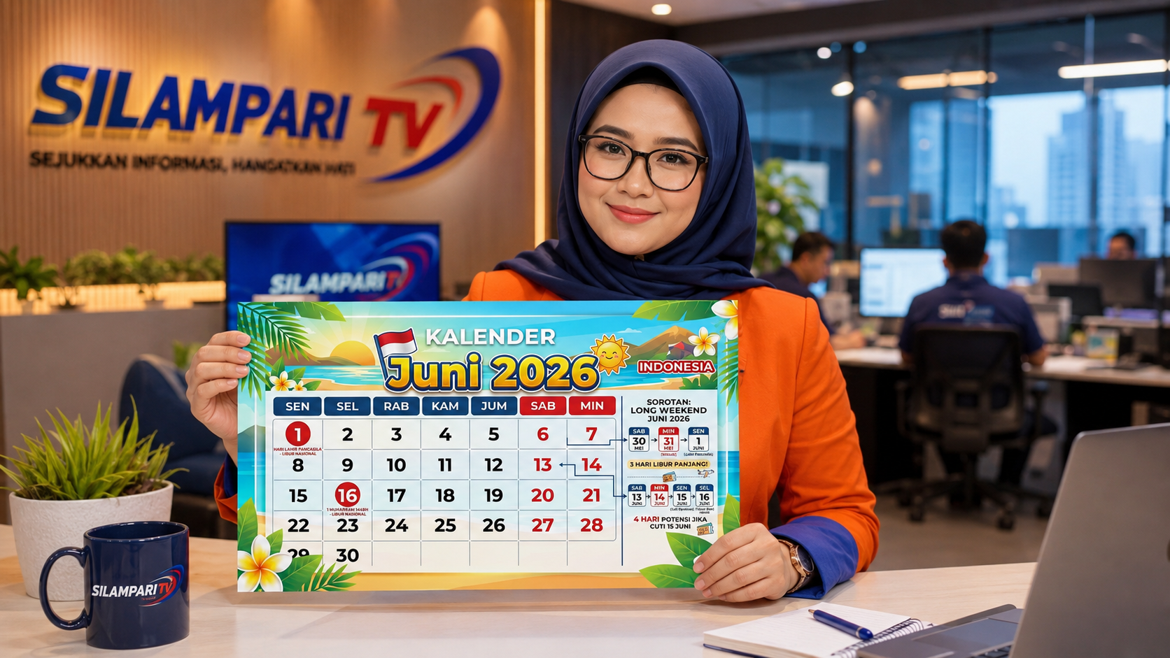 Kalender Juni 2026 Lengkap: Catat Tanggal Merah, Hari Besar, dan Peluang Long Weekend