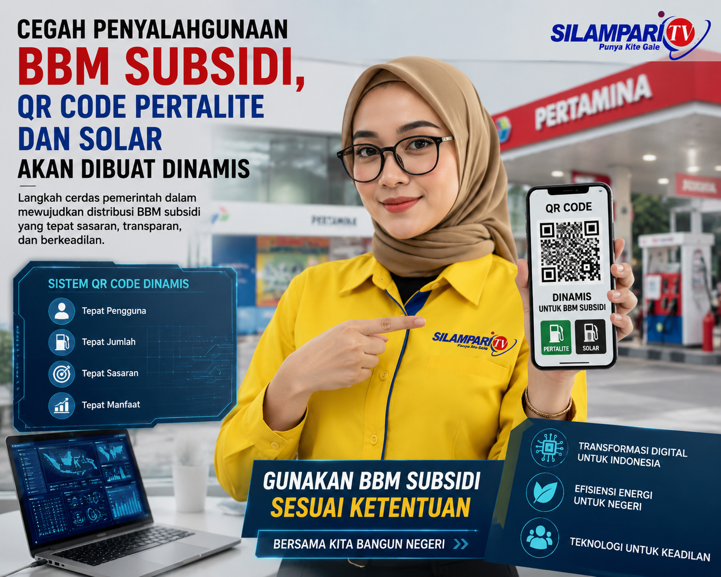 Cegah Penyalahgunaan BBM Subsidi, QR Code Pertalite dan Solar Akan Dibuat Dinamis