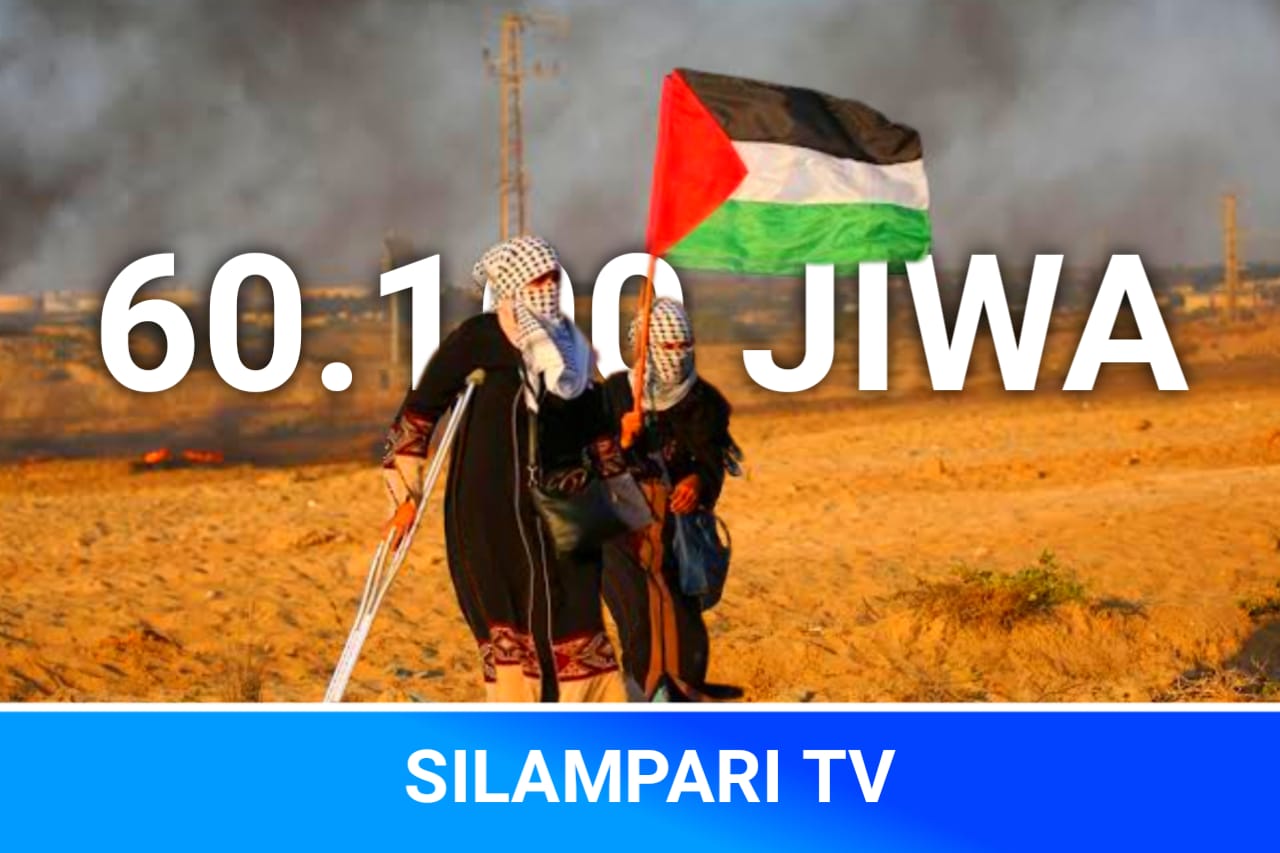 Korban Tewas di Gaza Tembus 60.100 Jiwa, Dunia Kian Bungkam Hadapi Genosida Israel.