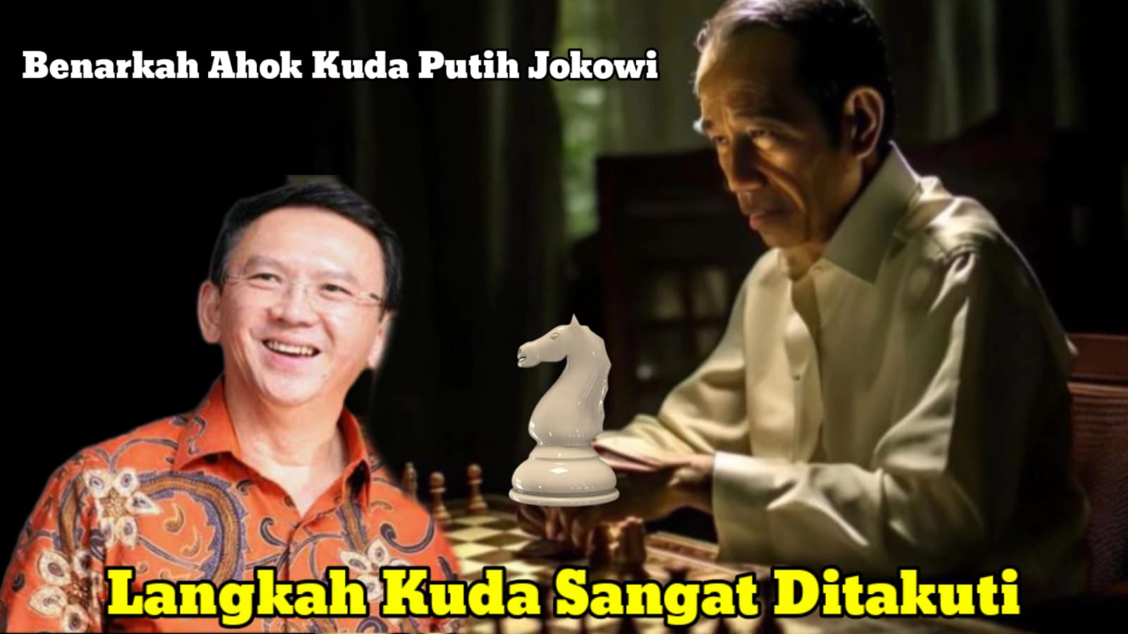 LAGI HOT! Benarkah Ahok Kuda Putih Jokowi untuk Pecah Suara Capres 01 dan 03 yang di Isukan bakal Berkoalisi