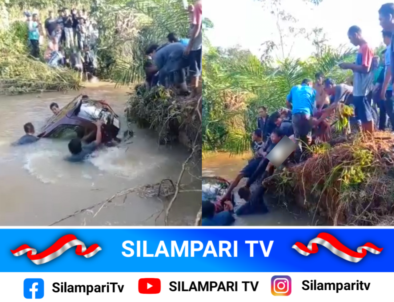 Diduga Hilang Kendali, Mobil Travel Terjun ke Sungai di Muara Lakitan, Dua Penumpang Meninggal