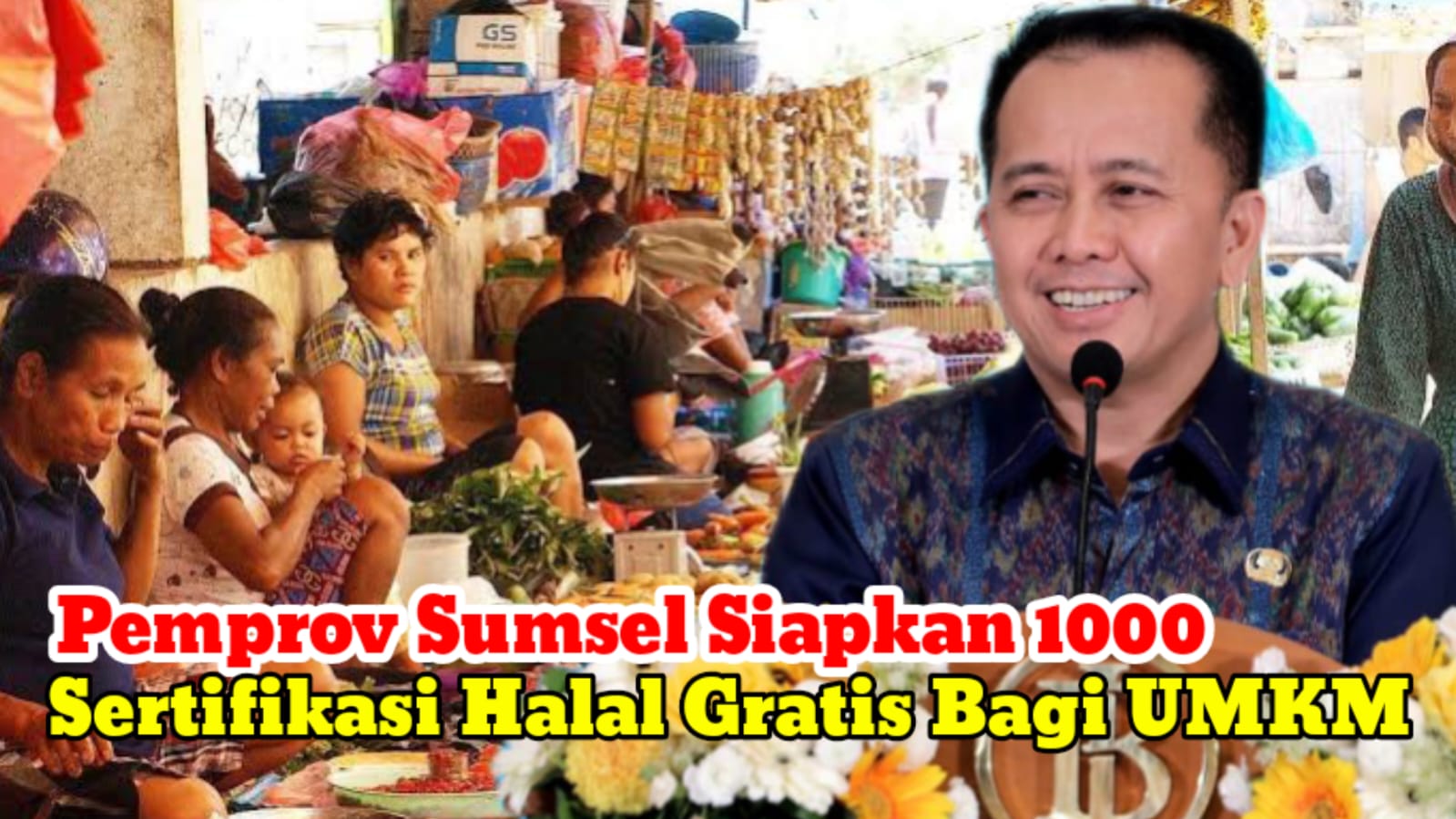 Pemprov Sumsel Siapkan 1000 Sertifikasi Halal Gratis Bagi UMKM