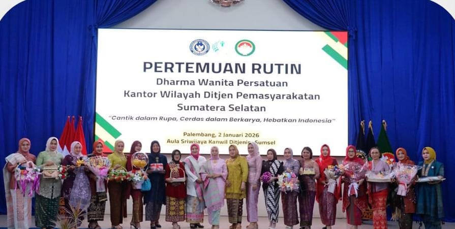 Dharma Wanita Lapas Narkotika Muara Beliti Hadiri Pertemuan DWP Kanwil Ditjenpas Sumsel