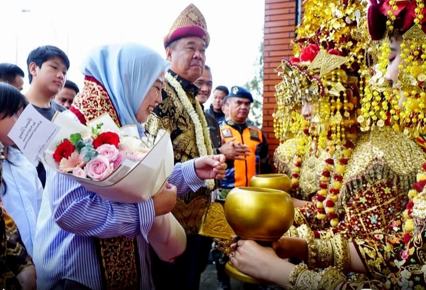 Wagub Sumsel Cik Ujang Disambut Meriah Usai Dilantik, Siap Jalankan Tugas sebagai Plt Gubernur