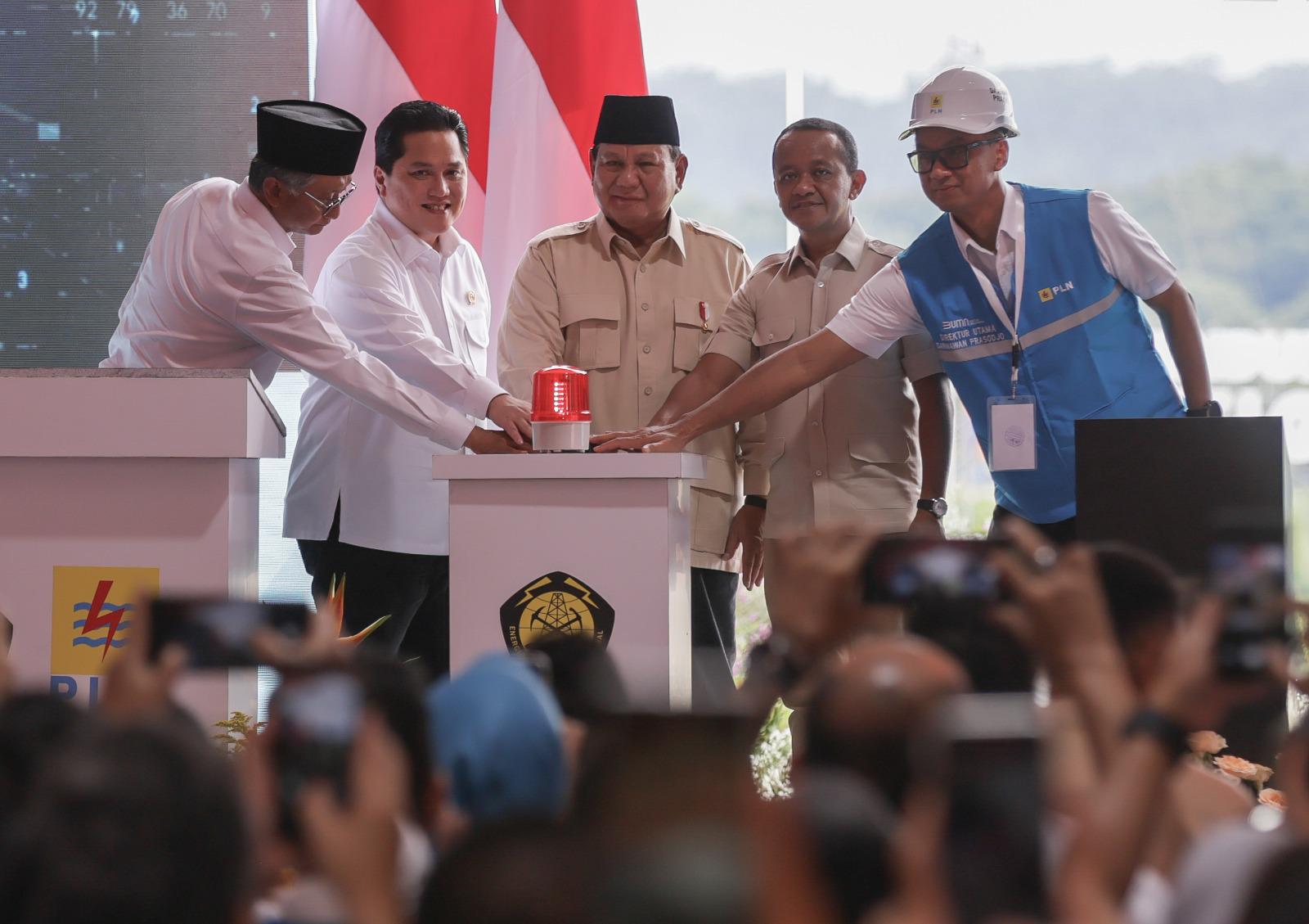 Gebrakan 100 Hari, Presiden Prabowo Resmikan 37 Proyek Ketenagalistrikan Nasional