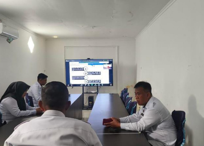 Antisipasi Risiko Bencana, Lapas Narkotika Muara Beliti Ikuti Koordinasi Identifikasi Arsip Secara Daring