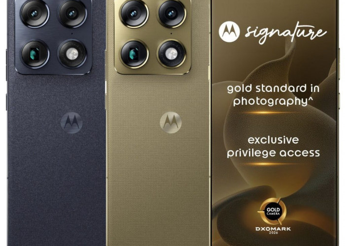 Motorola Signature Resmi Meluncur di Indonesia, Usung Desain Premium dan Kamera 50 MP